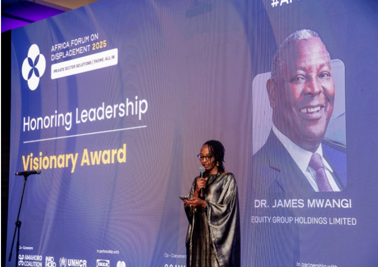 Dr. James Mwangi Receives UNHCR Visionary Award for Transforming Refugee Financial Inclusion in Africa